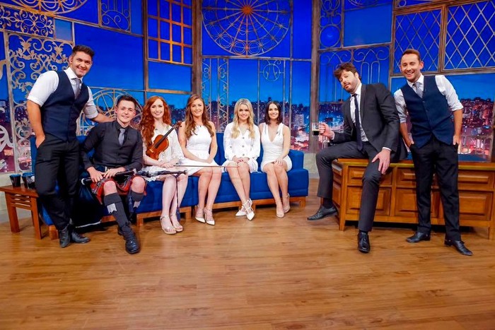 Celtic Woman perform on The Noite show, Brazil