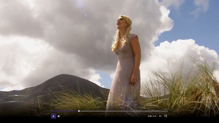 Amazing Grace by Celtic Woman on BBC1 'Songs of Praise'.