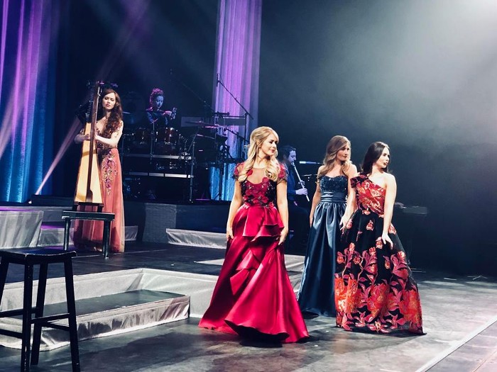 Celtic Woman audience raising the roof at Good Friday show.