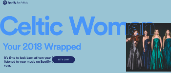 Celtic Woman's Amazing Spotify Year !
