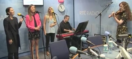 Celtic Woman in studio on Today with Sean O'Rourke.